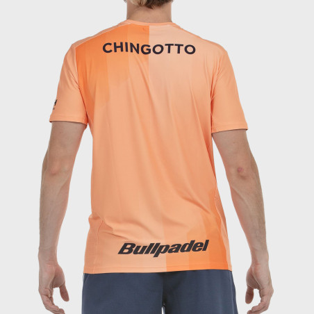 T-SHIRT BULLPADEL CHINGOTTO 25V PAPAYA