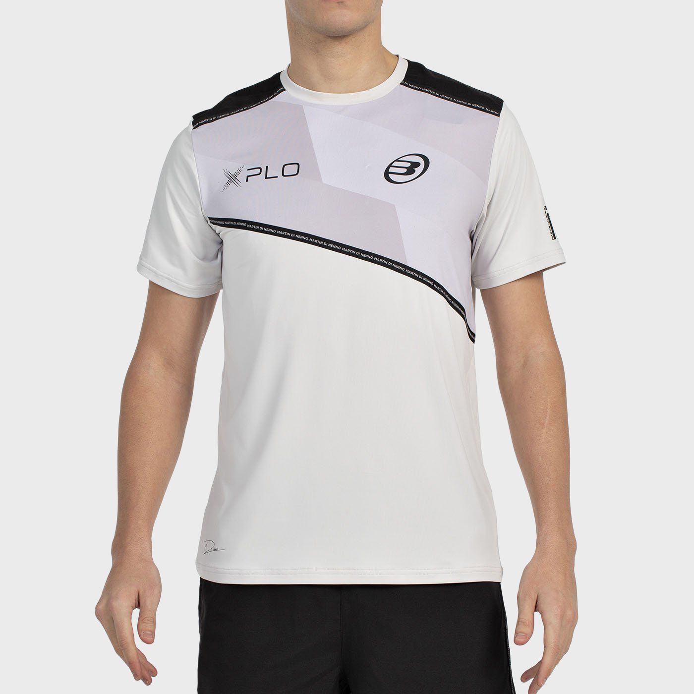 T-SHIRT BULLPADEL DI NENNO 25V GRIS PERLE