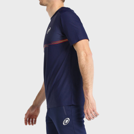 tienda de padel Madrid, tienda de padel online, tienda de padel españa, tienda de padel en linea, CAMISETA BULLPADEL FANG AZUL M
