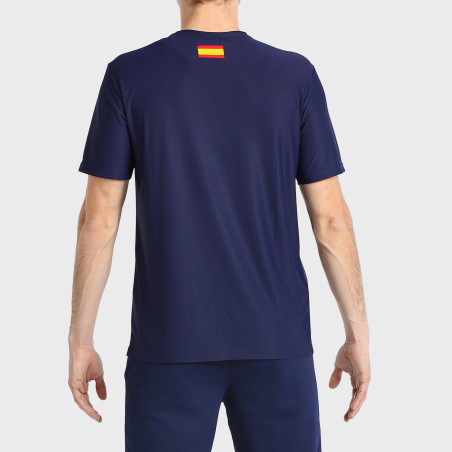 tienda de padel Madrid, tienda de padel online, tienda de padel españa, tienda de padel en linea, CAMISETA BULLPADEL FANG AZUL M