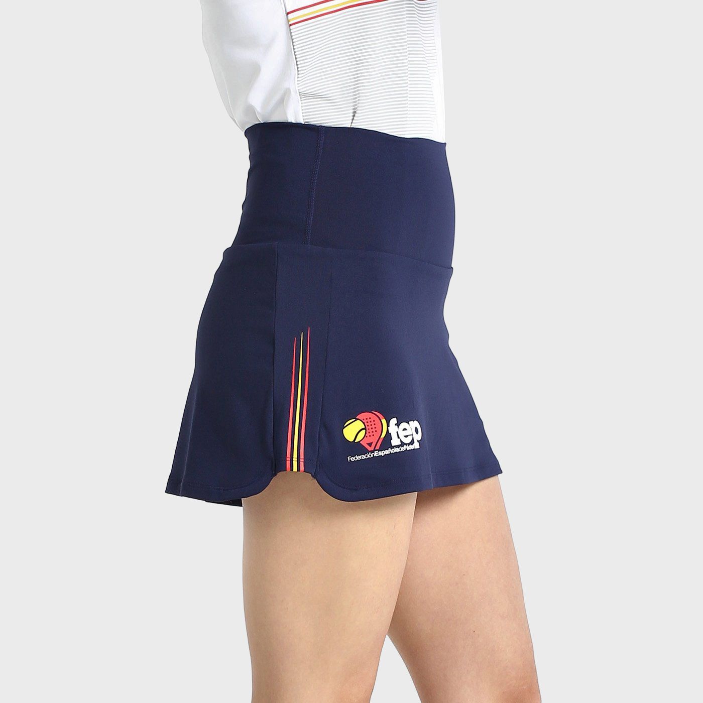 tienda de padel Madrid, tienda de padel online, tienda de padel españa, tienda de padel en linea, FALDA BULLPADEL FURD AZUL MARI