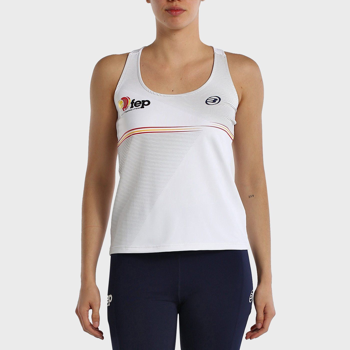 TANK TOP BULLPADEL FUNI WHITE