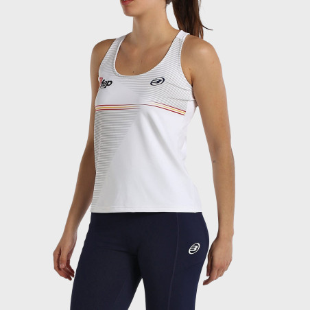 TANK TOP BULLPADEL FUNI WHITE