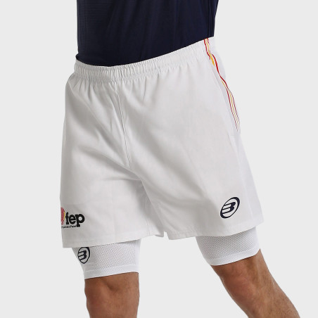 SHORTS BULLPADEL FRAGOSA BIANCO