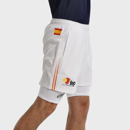 SHORTS BULLPADEL FRAGOSA BIANCO