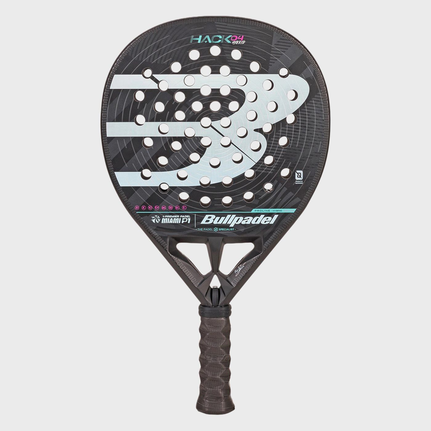 tienda de padel Madrid, tienda de padel online, tienda de padel españa, tienda de padel en linea, PALA BULLPADEL HACK HYBRID 04 