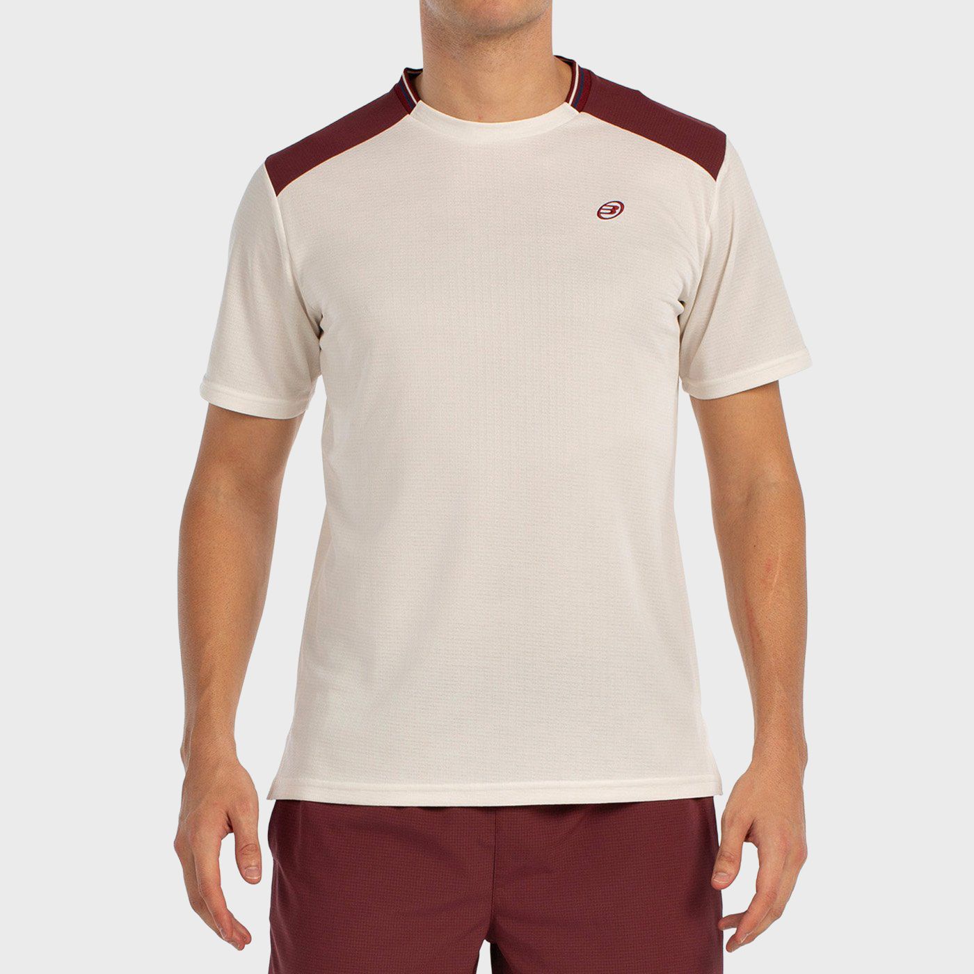 T-SHIRT BULLPADEL ACRUX ECRU