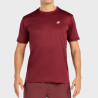 CAMISETA BULLPADEL ALDER VINO BURDEOS