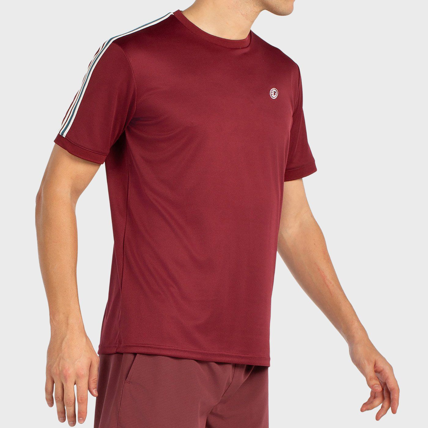 tienda de padel Madrid, tienda de padel online, tienda de padel españa, tienda de padel en linea, CAMISETA BULLPADEL ALDER VINO 