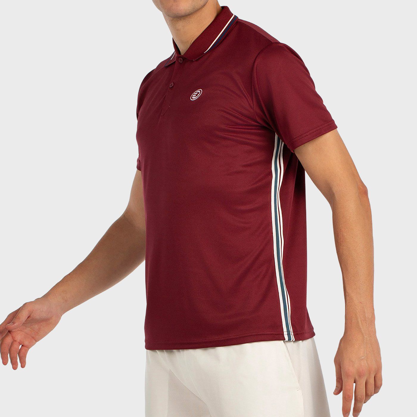 tienda de padel Madrid, tienda de padel online, tienda de padel españa, tienda de padel en linea, POLO BULLPADEL ARBO VINO BURDE