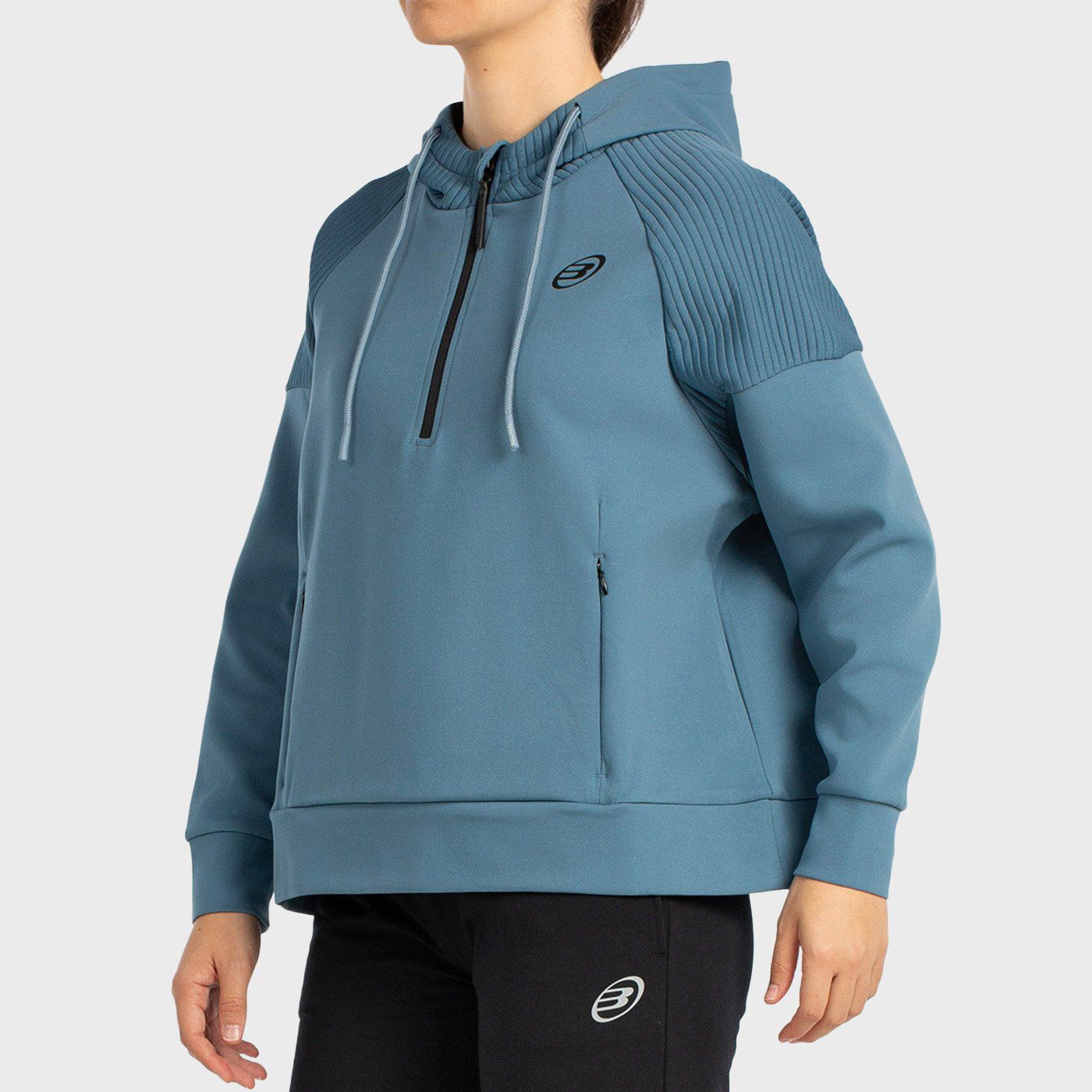 BULLPADEL BATEO GREENISH BLUE SWEATSHIRT