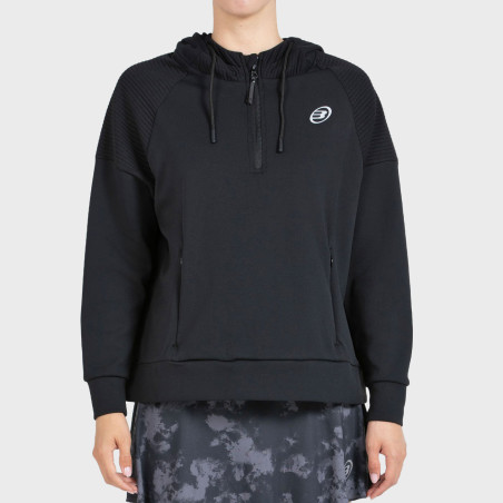 tienda de padel Madrid, tienda de padel online, tienda de padel españa, tienda de padel en linea, SUDADERA BULLPADEL BATEO NEGRO