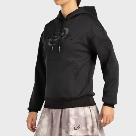 tienda de padel Madrid, tienda de padel online, tienda de padel españa, tienda de padel en linea, SUDADERA BULLPADEL BEFAS NEGRO