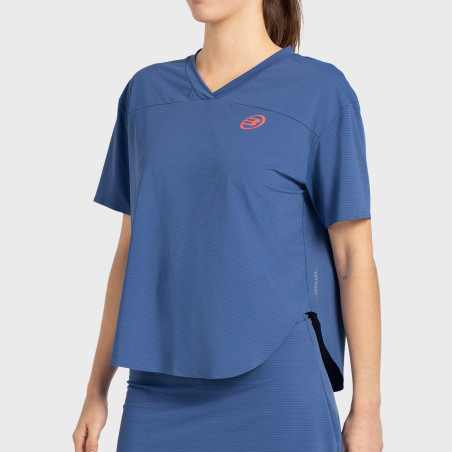 tienda de padel Madrid, tienda de padel online, tienda de padel españa, tienda de padel en linea, CAMISETA BULLPADEL BELVIS AZUL