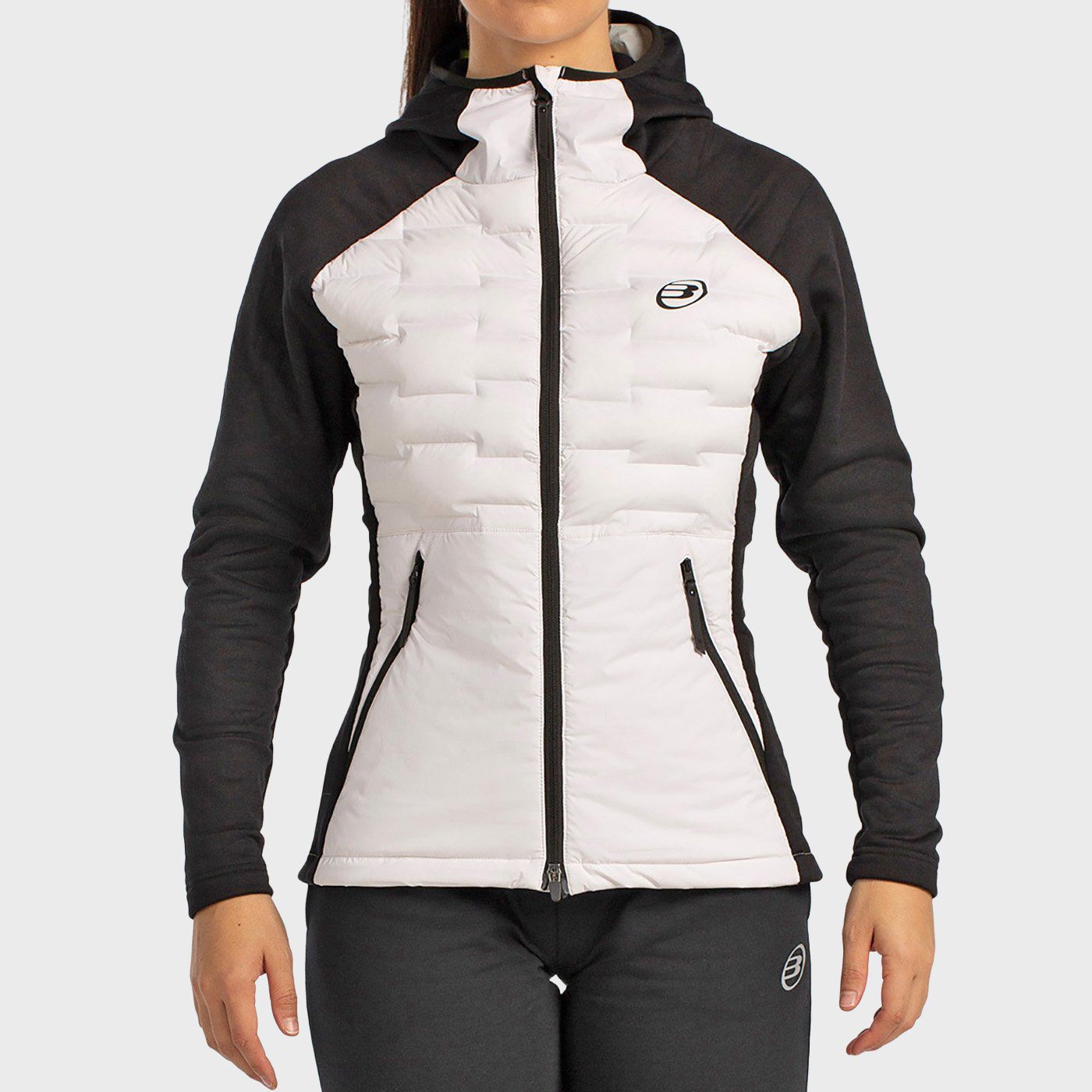 tienda de padel Madrid, tienda de padel online, tienda de padel españa, tienda de padel en linea, ANORAK BULLPADEL BORACI BLANCO