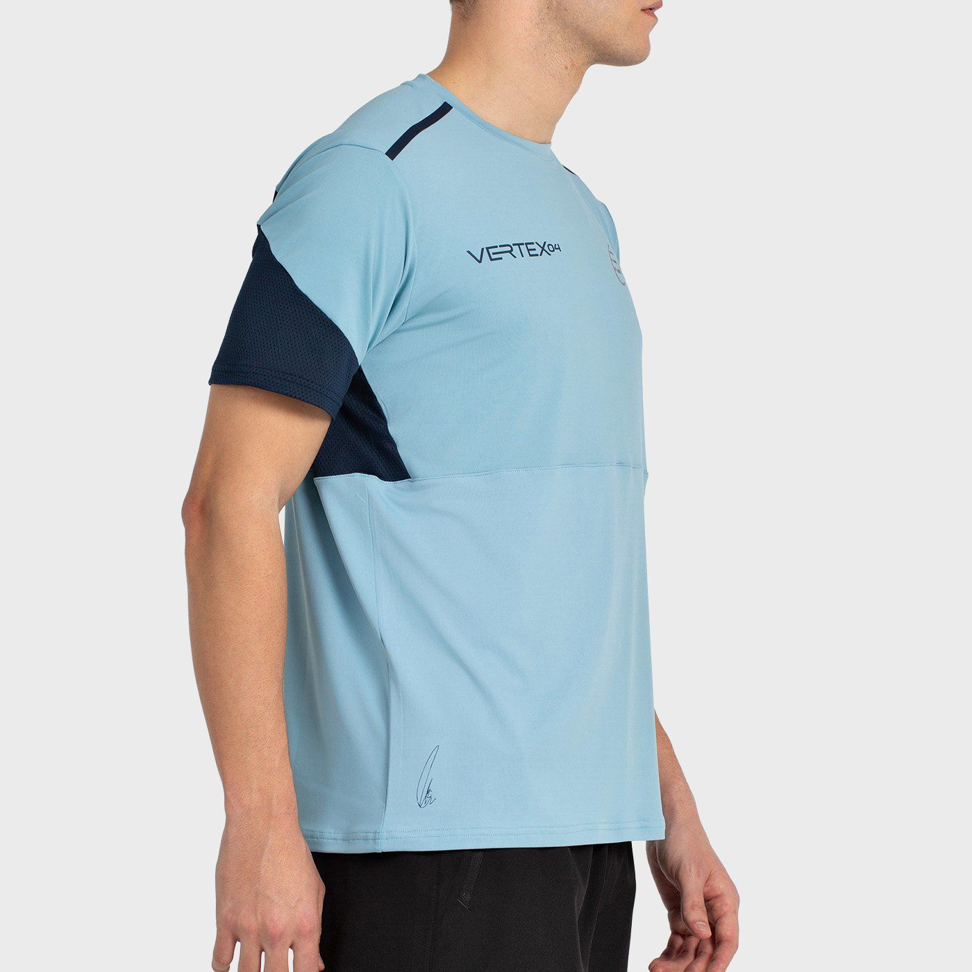 T-SHIRT BULLPADEL TELLO 25I VERDE AZZURRO