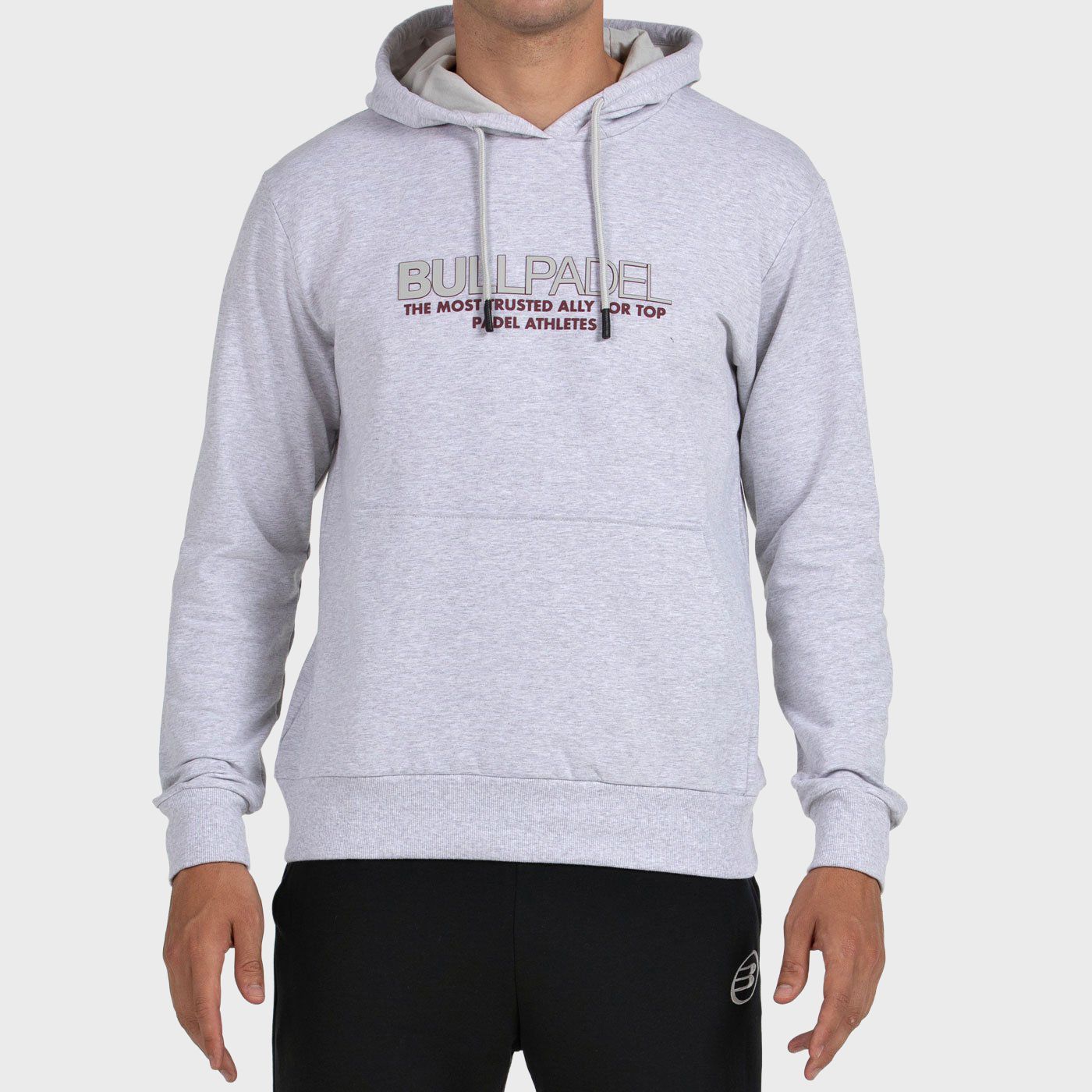 tienda de padel Madrid, tienda de padel online, tienda de padel españa, tienda de padel en linea, SUDADERA BULLPADEL BOYEN GRIS 