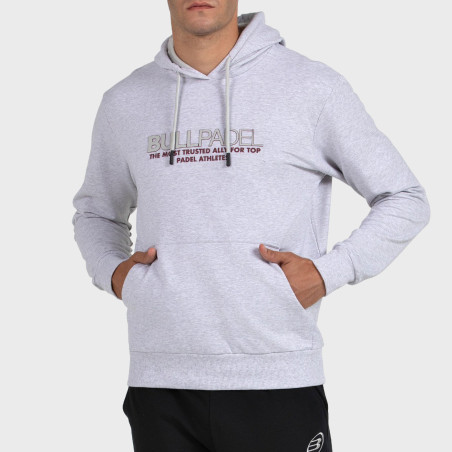 tienda de padel Madrid, tienda de padel online, tienda de padel españa, tienda de padel en linea, SUDADERA BULLPADEL BOYEN GRIS 