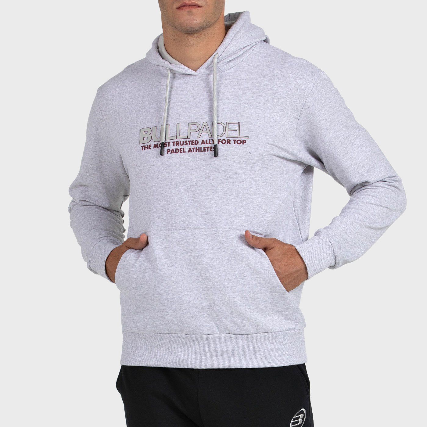 SWEAT-SHIRT BULLPADEL BOYEN GRIS CLAIR VIGORE