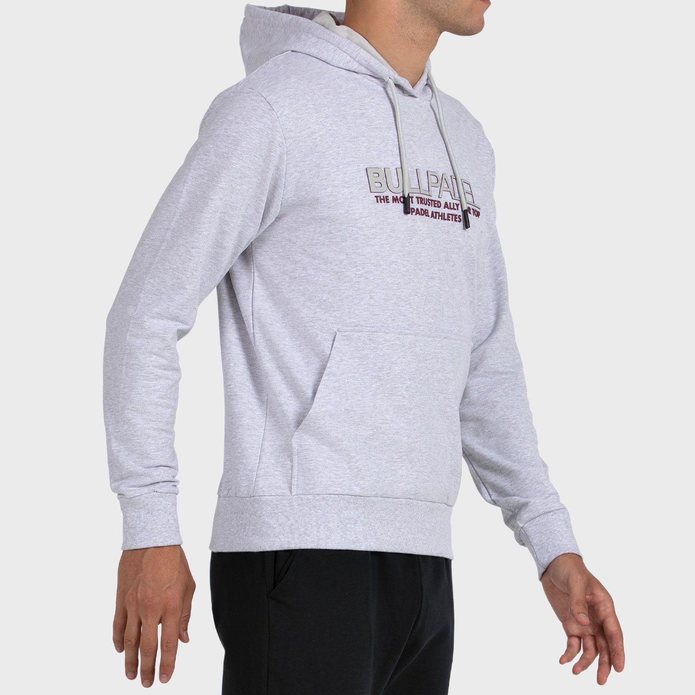 SWEAT-SHIRT BULLPADEL BOYEN GRIS CLAIR VIGORE