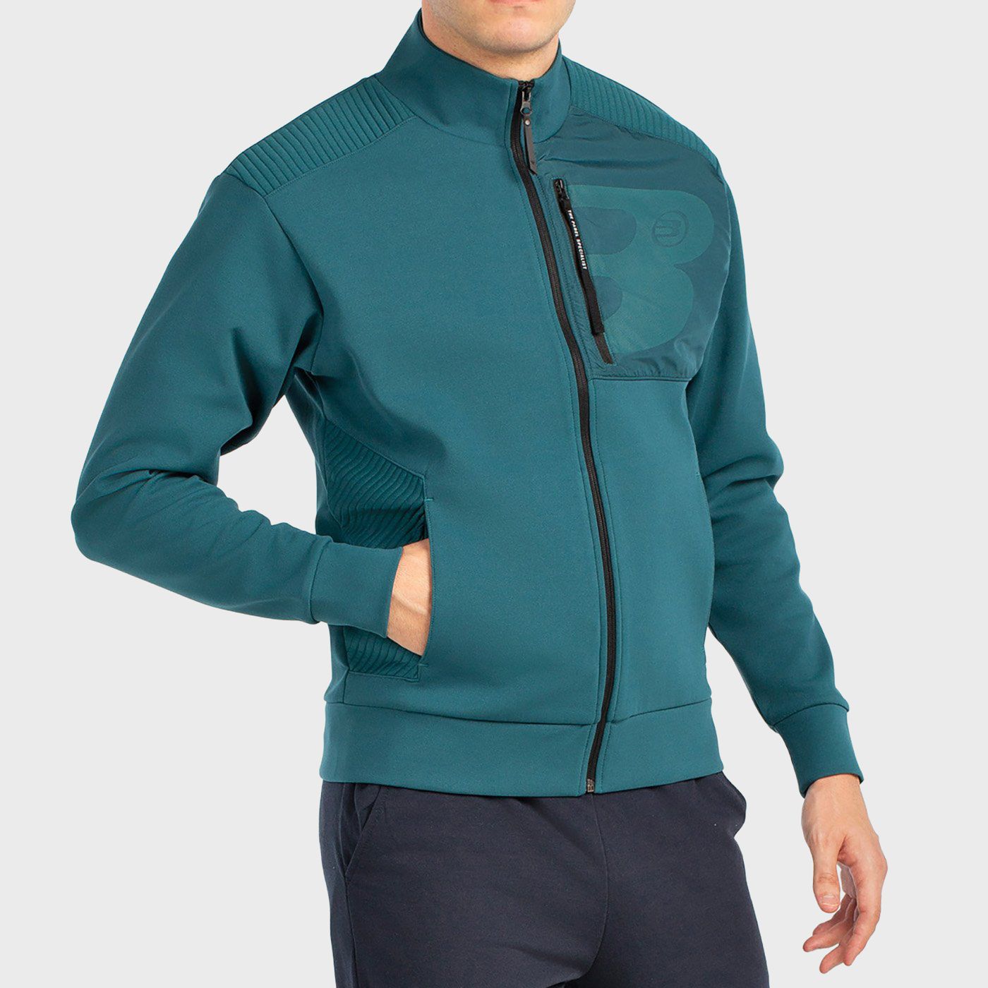 tienda de padel Madrid, tienda de padel online, tienda de padel españa, tienda de padel en linea, SUDADERA BULLPADEL BREEN VERDE
