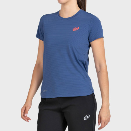 T-SHIRT BULLPADEL CHAMUY BLU OMBRETTO
