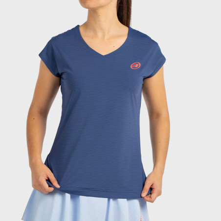 T-SHIRT BULLPADEL COVELO BLU OMBRETTO