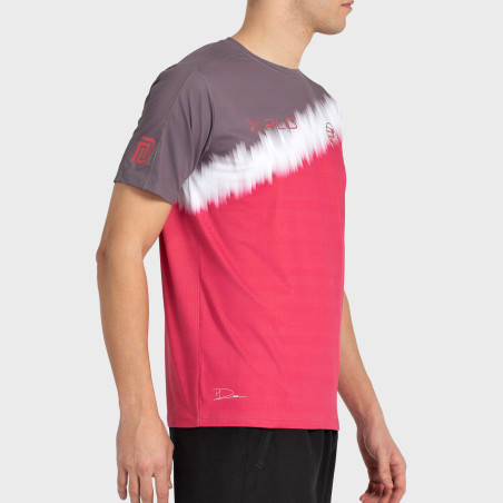 T-SHIRT BULLPADEL DI NENNO 25I IBISCO