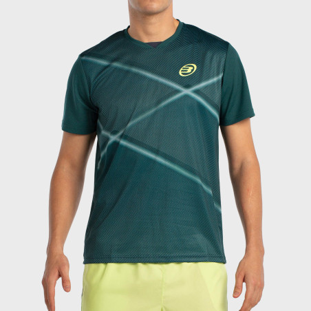tienda de padel Madrid, tienda de padel online, tienda de padel españa, tienda de padel en linea, CAMISETA BULLPADEL LADRA VERDE