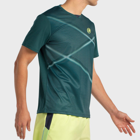 tienda de padel Madrid, tienda de padel online, tienda de padel españa, tienda de padel en linea, CAMISETA BULLPADEL LADRA VERDE