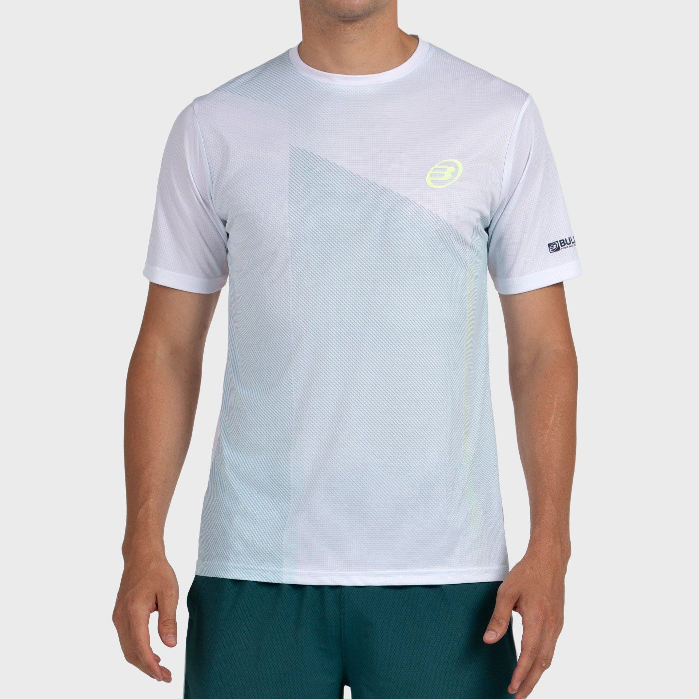 T-SHIRT BULLPADEL LAGAR BLANC