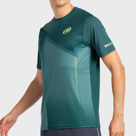 T-SHIRT BULLPADEL LAGAR VERT FONCÉ