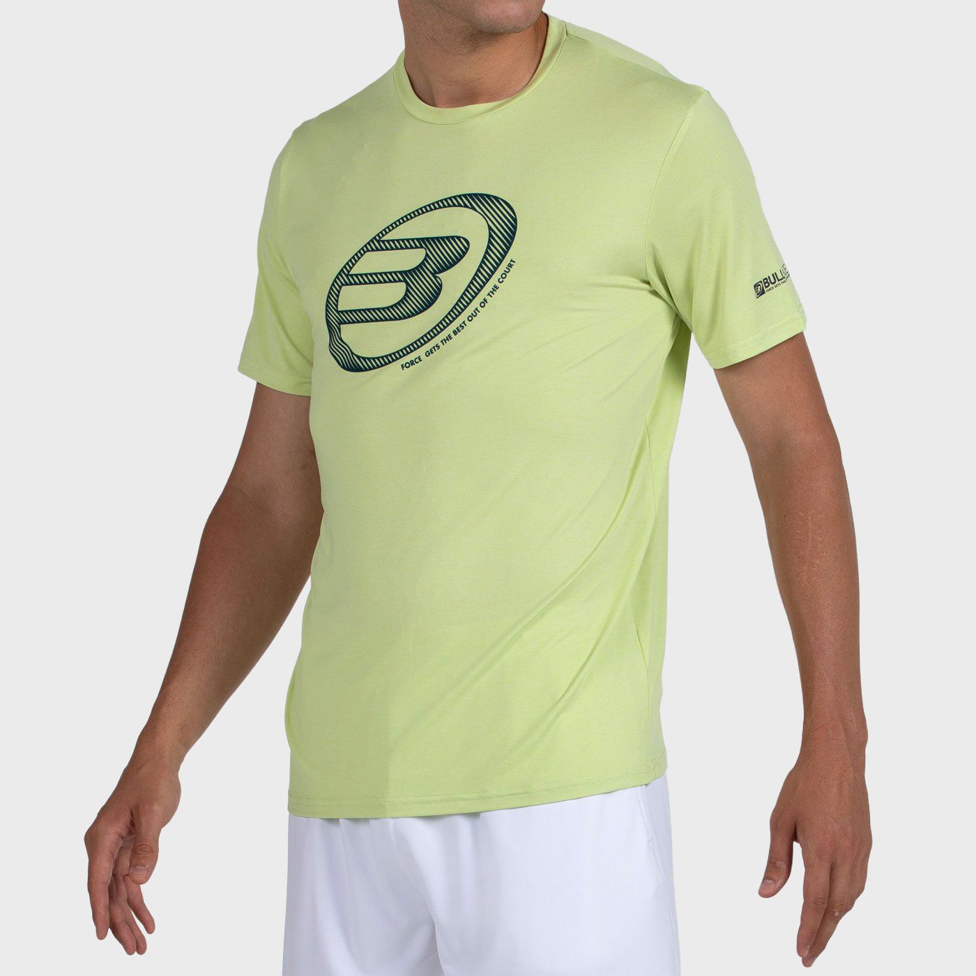 tienda de padel Madrid, tienda de padel online, tienda de padel españa, tienda de padel en linea, CAMISETA BULLPADEL LANDE LIMON