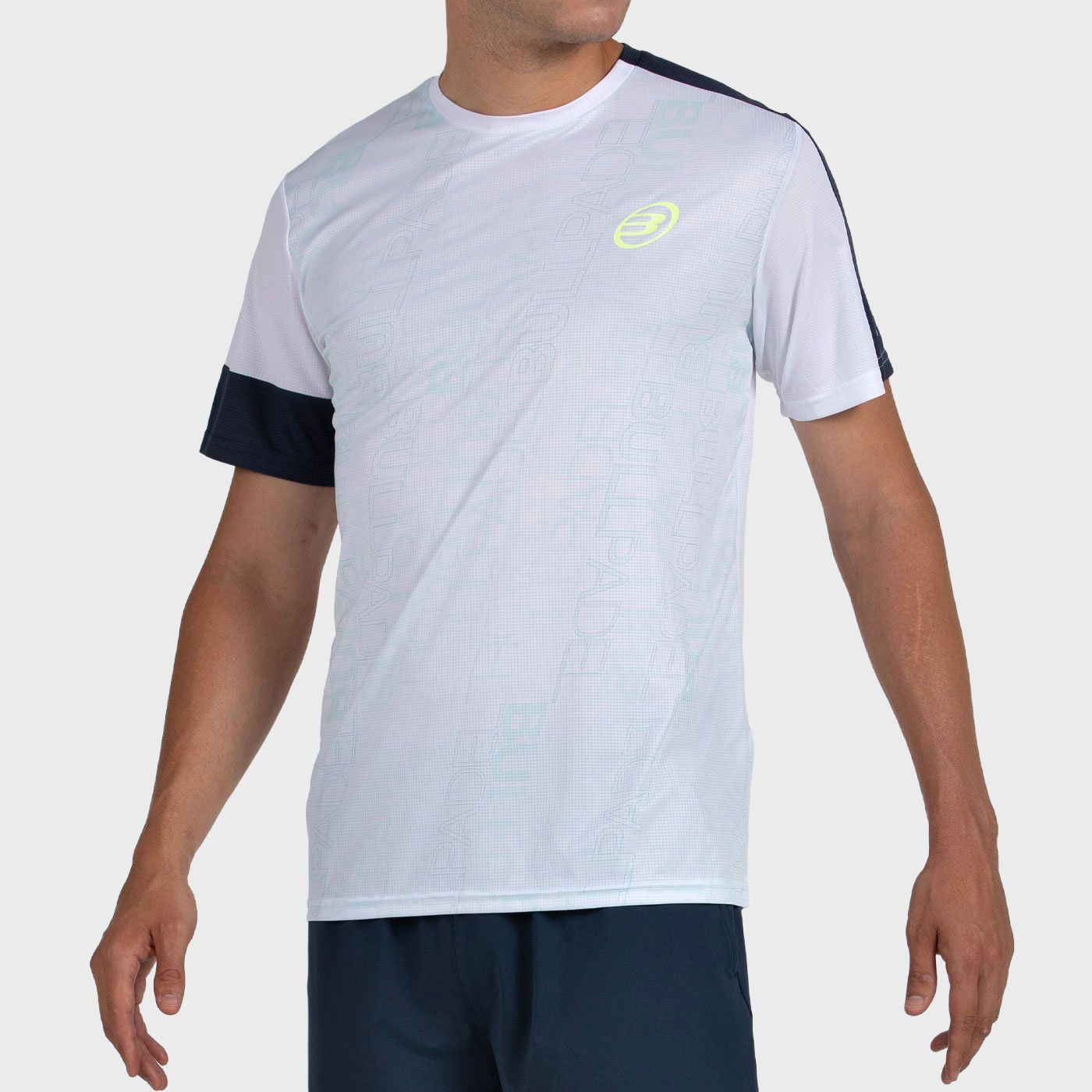 T-SHIRT BULLPADEL LEIDO BLANC