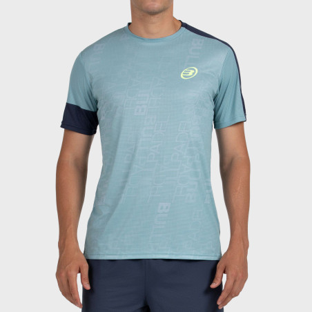 tienda de padel Madrid, tienda de padel online, tienda de padel españa, tienda de padel en linea, CAMISETA BULLPADEL LEIDO VERDE