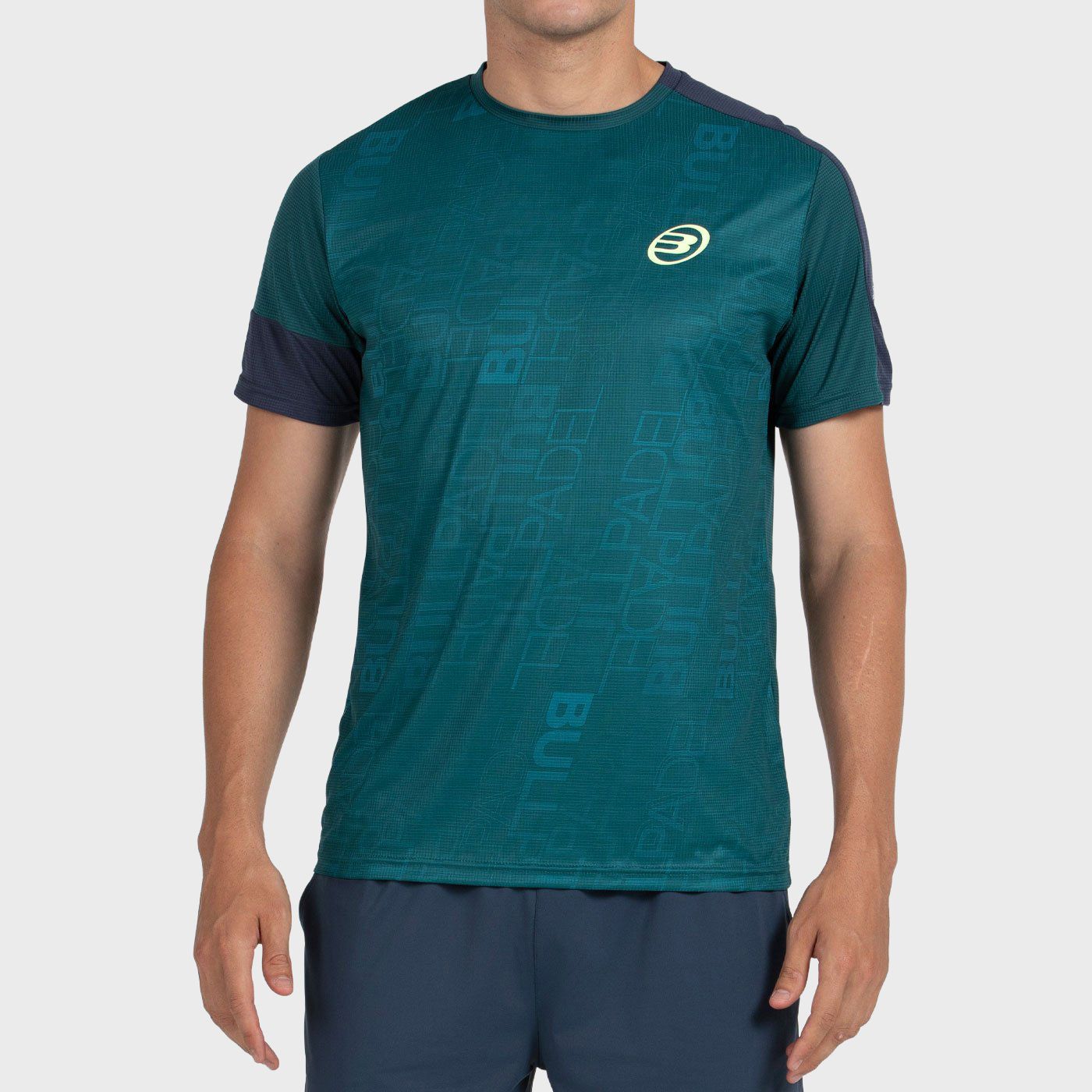 T-SHIRT BULLPADEL LEIDO VERT FONCÉ