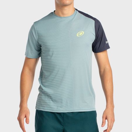 T-SHIRT BULLPADEL LLICO BLEU-VERT