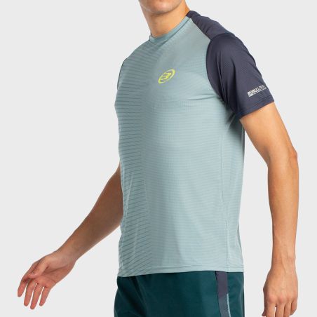 T-SHIRT BULLPADEL LLICO BLEU-VERT