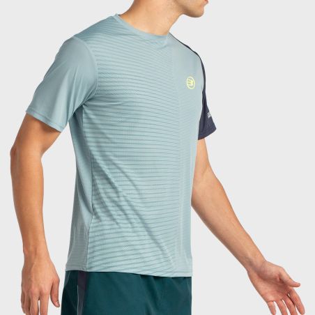 T-SHIRT BULLPADEL LLICO BLEU-VERT