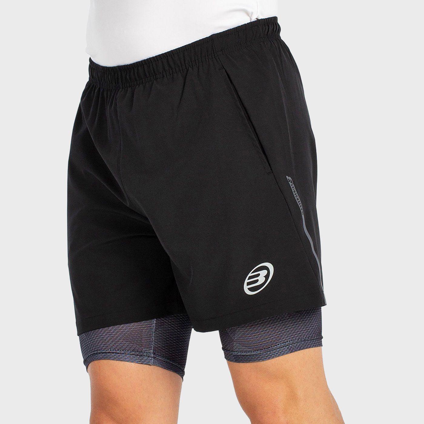 SHORT BULLPADEL MANZAN BLACK