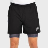 tienda de padel Madrid, tienda de padel online, tienda de padel españa, tienda de padel en linea, SHORT BULLPADEL MANZAN NEGRO