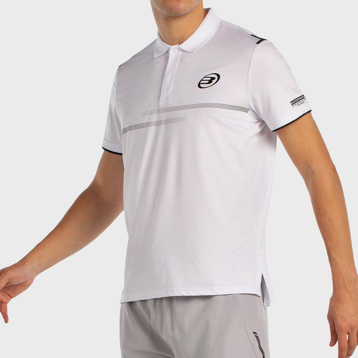 POLO BULLPADEL MENKAR BIANCO