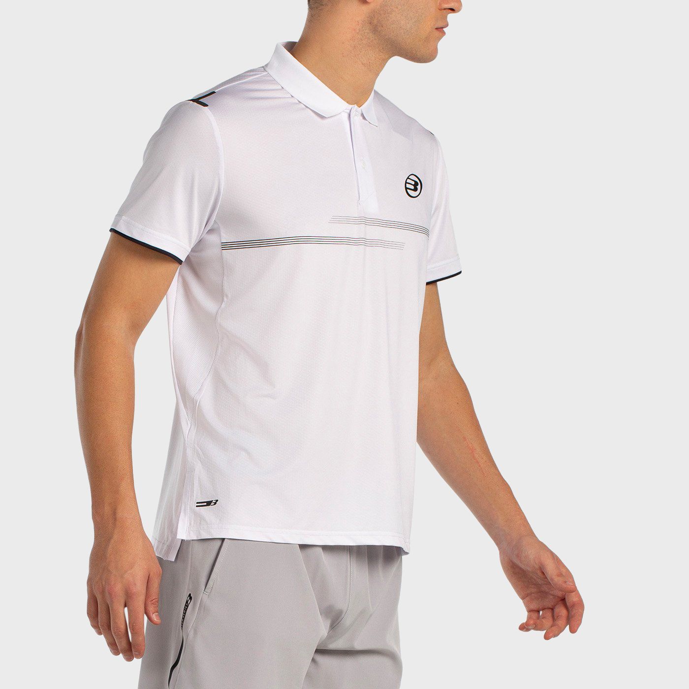 POLO BULLPADEL MENKAR BIANCO