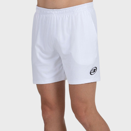 tienda de padel Madrid, tienda de padel online, tienda de padel españa, tienda de padel en linea, SHORT BULLPADEL MONFOR BLANCO
