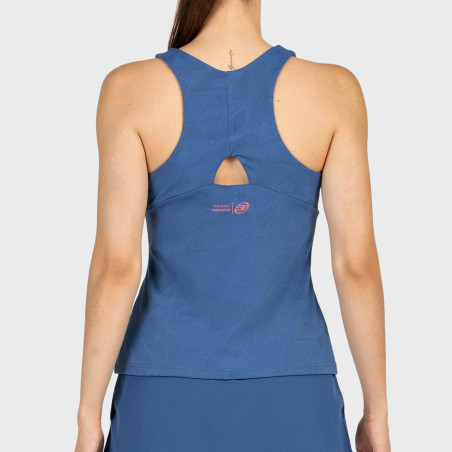 T-SHIRT BULLPADEL CORTEGA BLU OMBRETTO