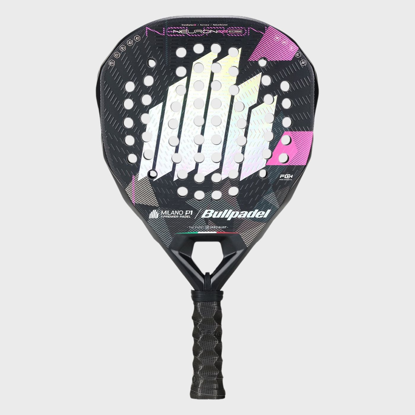 tienda de padel Madrid, tienda de padel online, tienda de padel españa, tienda de padel en linea, PALA BULLPADEL NEURON 02 EDGE 