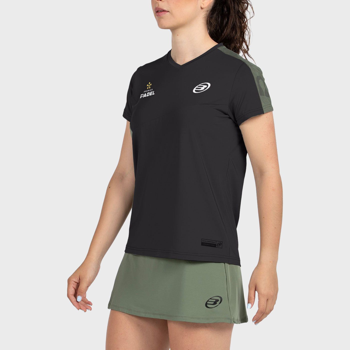 T-SHIRT BULLPADEL PAMPAN NOIR