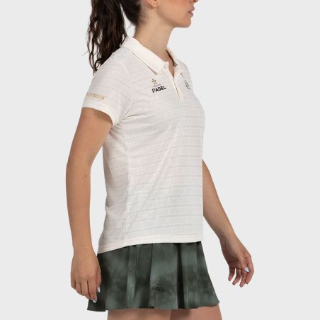 tienda de padel Madrid, tienda de padel online, tienda de padel españa, tienda de padel en linea, POLO BULLPADEL PAYERNE CRUDO