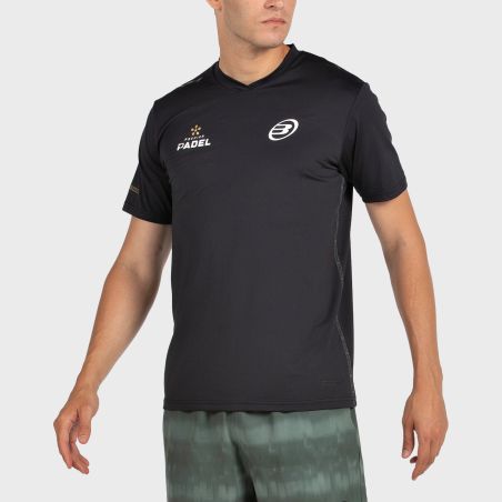 T-SHIRT BULLPADEL PERICO BLACK