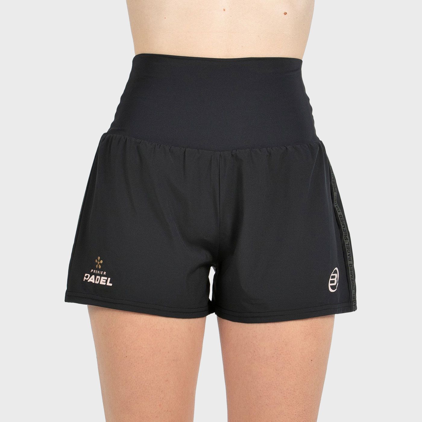 tienda de padel Madrid, tienda de padel online, tienda de padel españa, tienda de padel en linea, SHORT BULLPADEL PITAN NEGRO